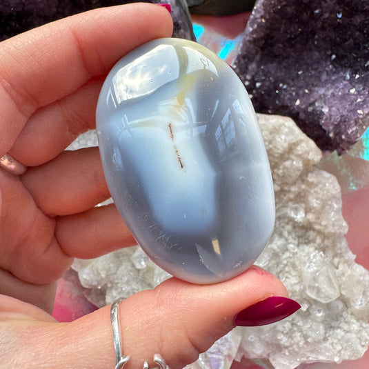 Orca Agate Palmstone D for Inner Harmony