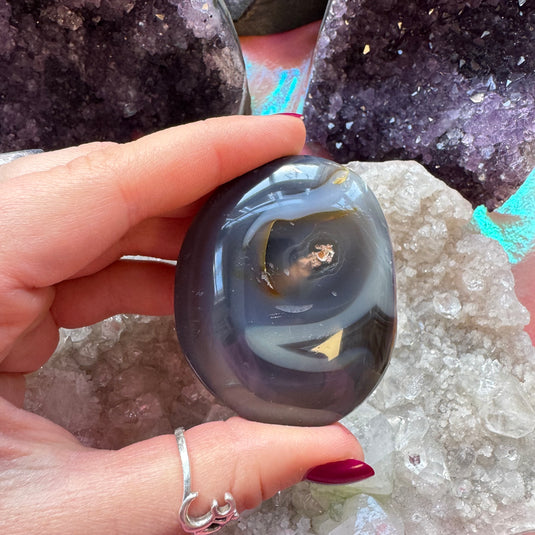 Orca Agate Palmstone A for Inner Harmony