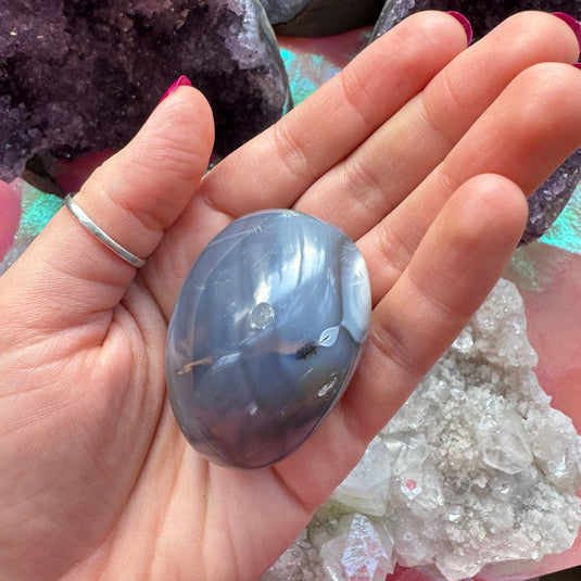 Orca Agate Palmstone B for Inner Harmony