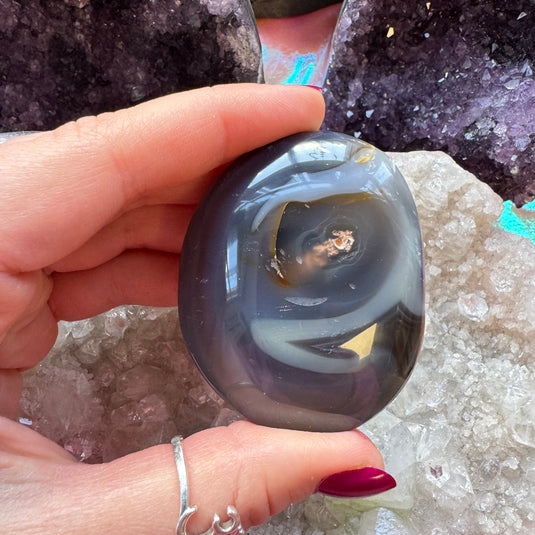 Orca Agate Palmstone A for Inner Harmony