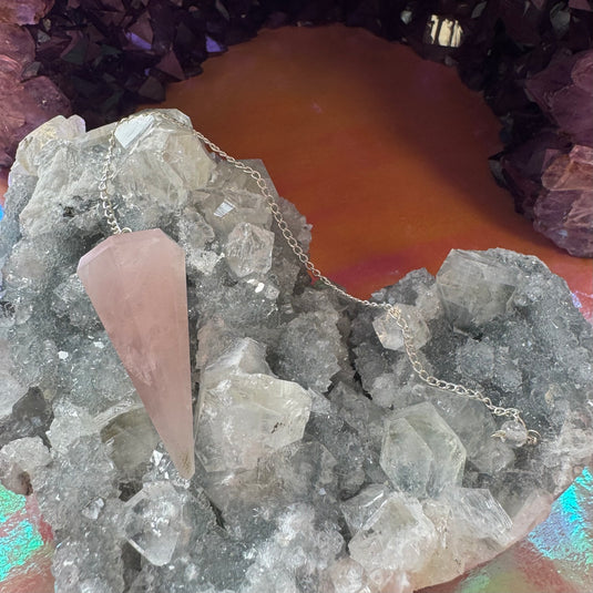 Rose Quartz Point Pendulum