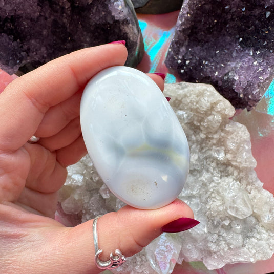 Orca Agate Palmstone D for Inner Harmony