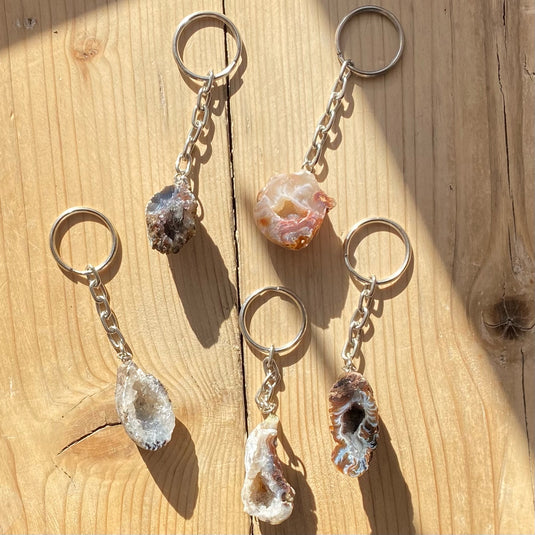 Agate Keyring for Stability