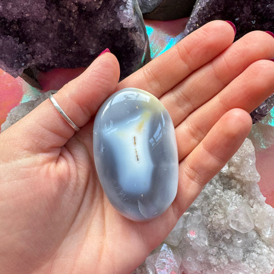 Orca Agate Palmstone D for Inner Harmony