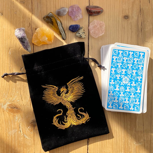 Phoenix Card Bag - Tarot / Oracle - Keshet Crystals in Petersfield