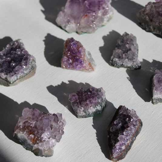 Small Amethyst for Dissipating Stress - Clusters - Keshet Crystals in Petersfield