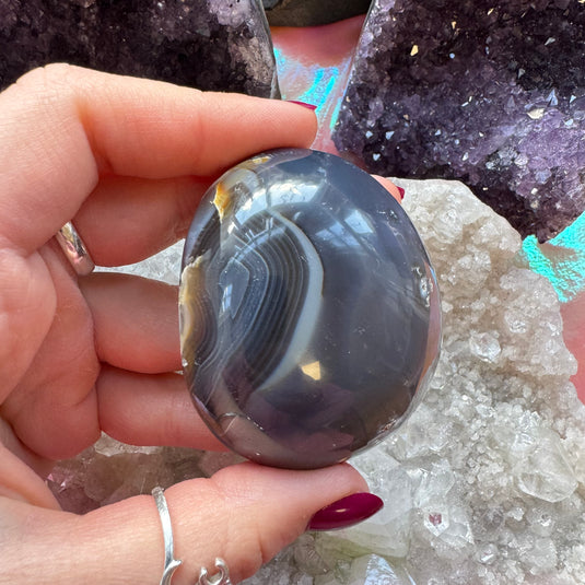 Orca Agate Palmstone A for Inner Harmony