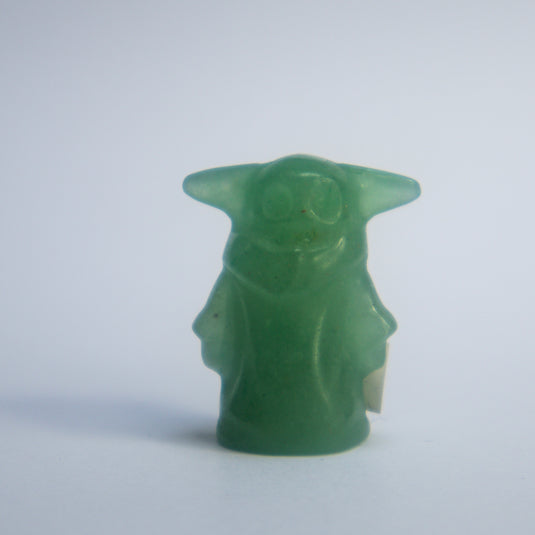 Green Aventurine Baby Yoda - Carvings - Keshet Crystals in Petersfield & Online