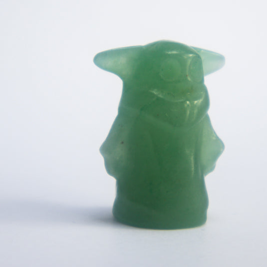 Green Aventurine Grogu Yoda - Carvings - Keshet Crystals in Petersfield & Online