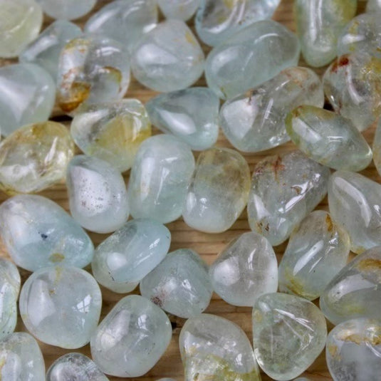 Blue Topaz Up Close - Tumblestones - Keshet Crystals in Petersfield