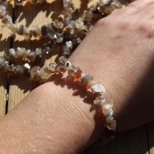 Agate Chip - Bracelets - Keshet Crystals in Petersfield