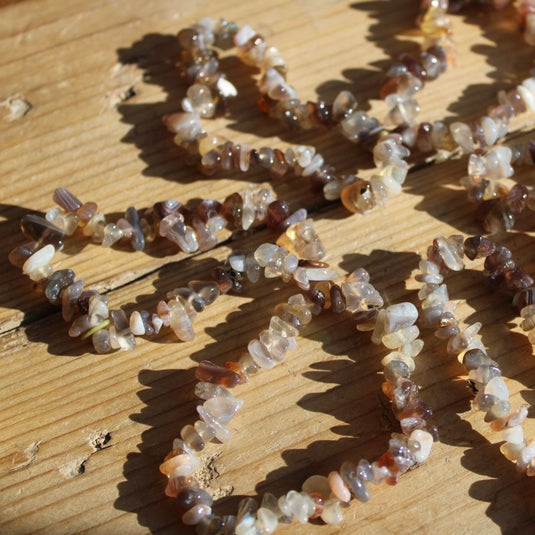 Agate Chip Close Up - Bracelets - Keshet Crystals in Petersfield