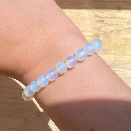 Opalite Bracelet for Positive Change - Bracelets - Keshet Crystals in Petersfield