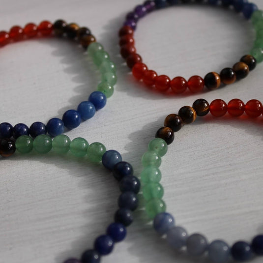 Chakra Bead Close Up - Bracelets - Keshet Crystals in Petersfield