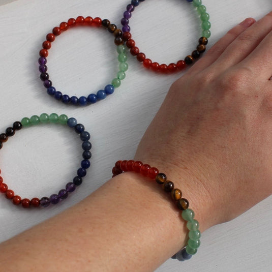 Chakra Bead On Wrist - Bracelets - Keshet Crystals in Petersfield