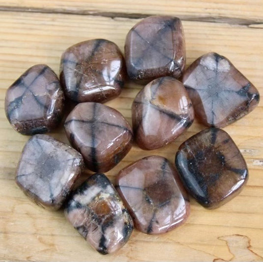 Chiastolite - Tumblestones - Keshet Crystals in Petersfield