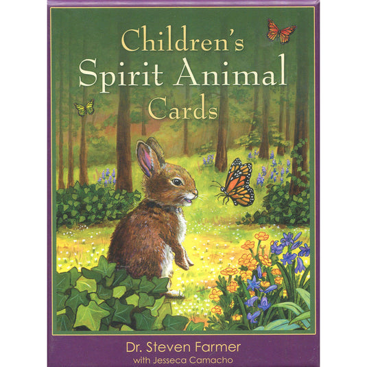 Children's Spirit Animal Cards: A 44-card deck by Dr. Steven Farmer and Jesseca Camacho.