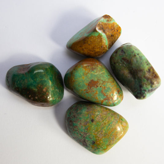 Chinese Turquoise - Tumblestones - Keshet Crystals in Petersfield