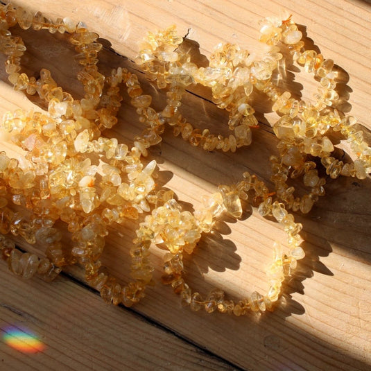 Citrine Crystal Chip Bracelets  - Jewellery - Keshet Crystals in Petersfield