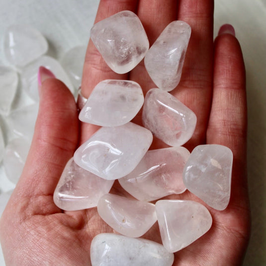 Cloudy Quartz - Tumblestones - Keshet Crystals in Petersfield