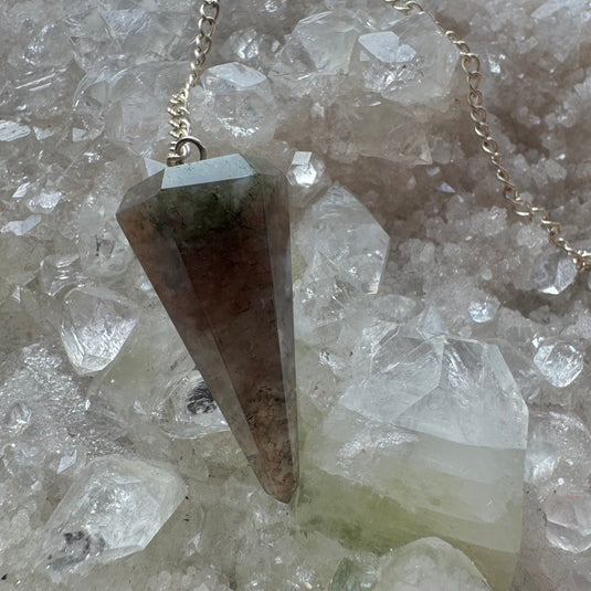 Moss Agate Pendulum