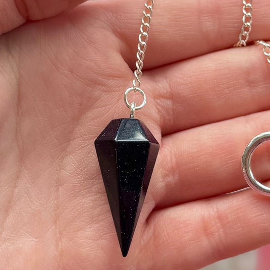 Blue Goldstone Pendulum