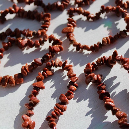 Goldstone Chip - Bracelets - Keshet Crystals in Petersfield