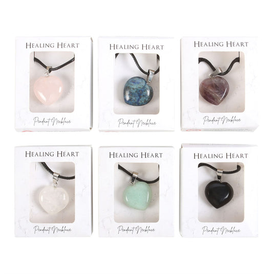 Crystal Heart On Cord - Necklaces - Keshet Crystals in Petersfield & Online