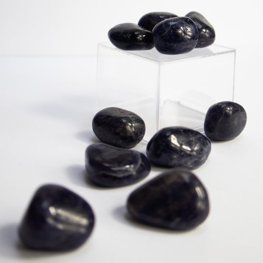 Iolite Crystal - Tumblestones - Keshet Crystals in Petersfield