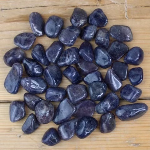 Iolite - Tumblestones - Keshet Crystals in Petersfield
