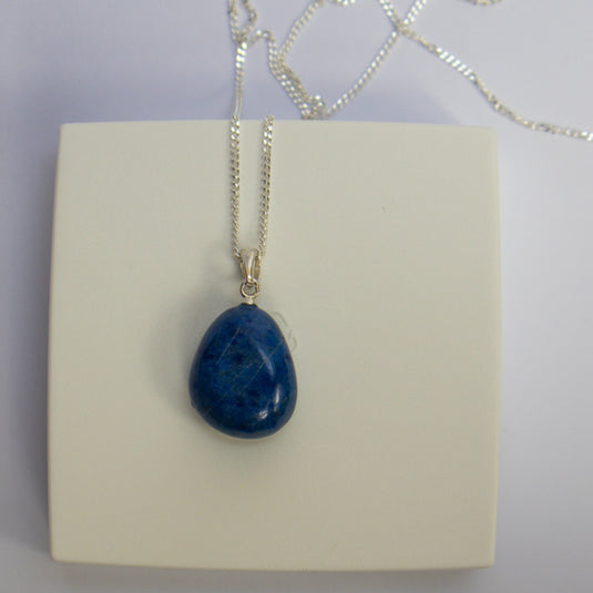 Blue Lapis Lazuli Natural Stone - Necklaces - Keshet Crystals in Petersfield
