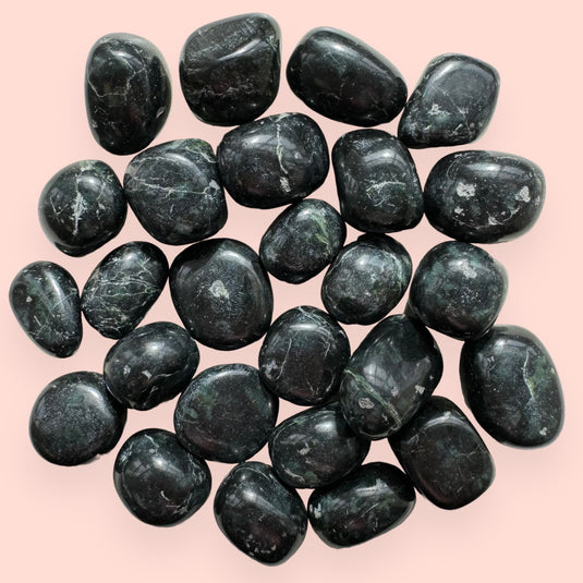 Green Lemurian Jade - Tumblestones - Keshet Crystals in Petersfield