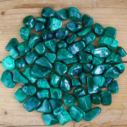 Malachite Crystal - Tumblestones - Keshet Crystals in Petersfield