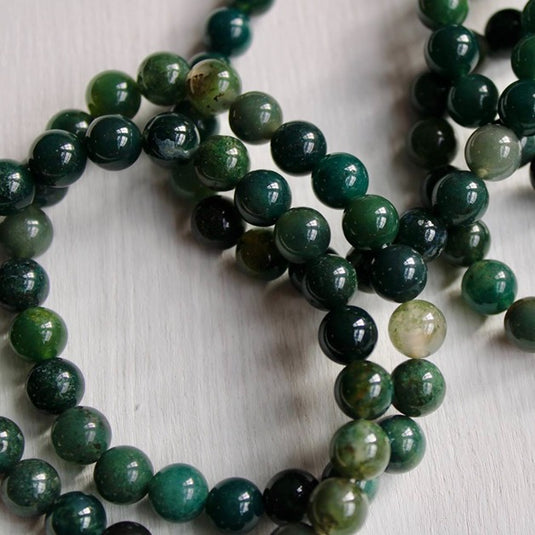 Moss Agate - Bracelets - Keshet Crystals in Petersfield