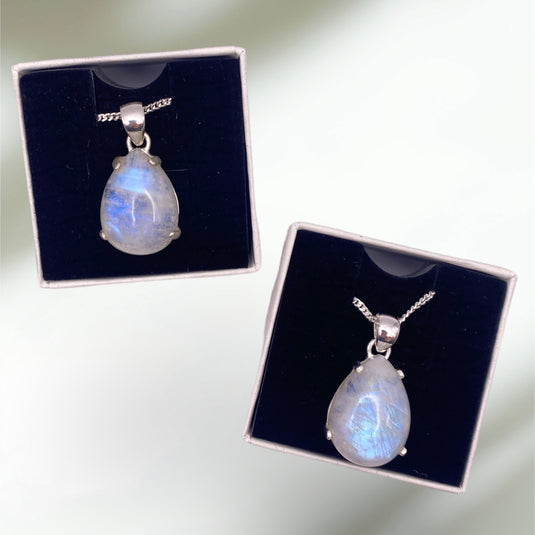 Large Rainbow Moonstone - Necklaces - Keshet Crystals in Petersfield & Online