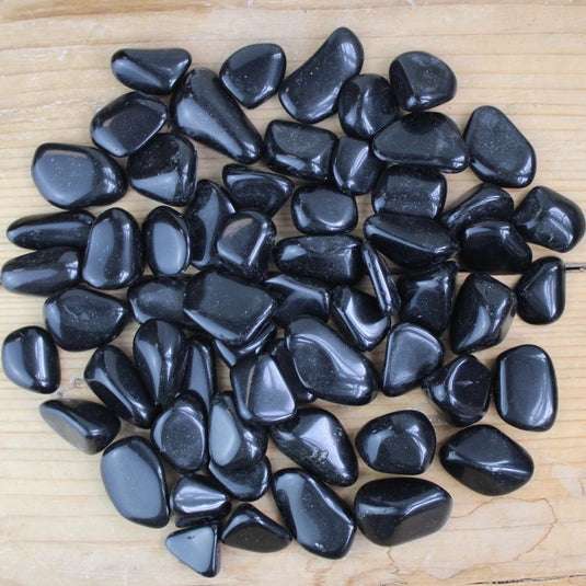 Black Obsidian - Tumblestones - Keshet Crystals in Petersfield