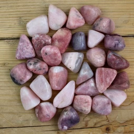 Pink Petalite - Tumblestones - Keshet Crystals in Petersfield