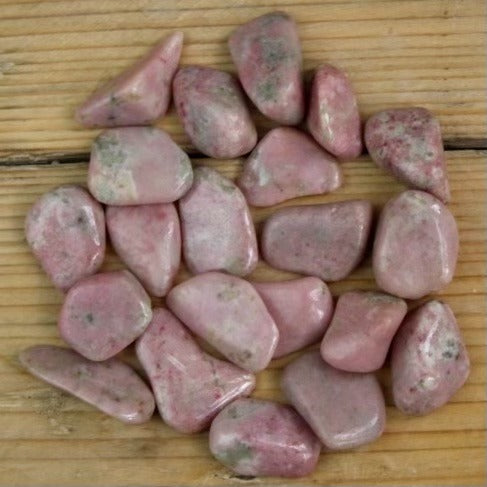 Pink Clinozoisite - Tumblestones - Keshet Crystals in Petersfield