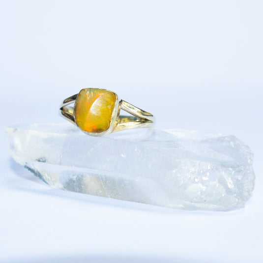 Opal Raw Cut - Rings - Keshet Crystals in Petersfield