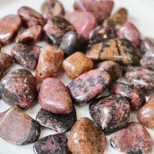 Rhodonite - Tumblestones - Keshet Crystals in Petersfield