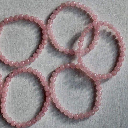 Rose Quartz Bead - Bracelets - Keshet Crystals in Petersfield