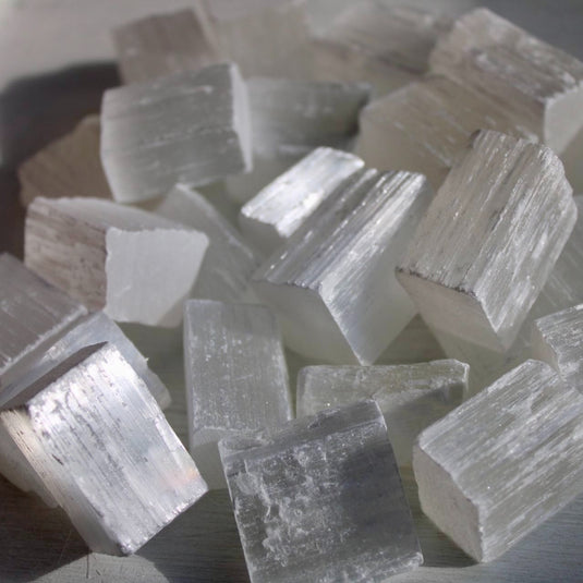 Small Selenite Chunk - Rough Crystals - Keshet Crystals in Petersfield