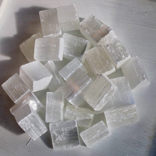 Small Raw Selenite Chunk - Rough Crystals - Keshet Crystals in Petersfield