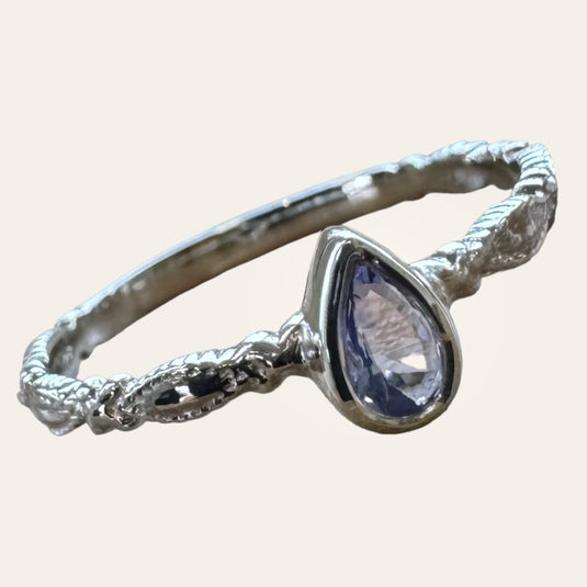 Tanzanite Sterling Silver - Rings - Keshet Crystals in Petersfield