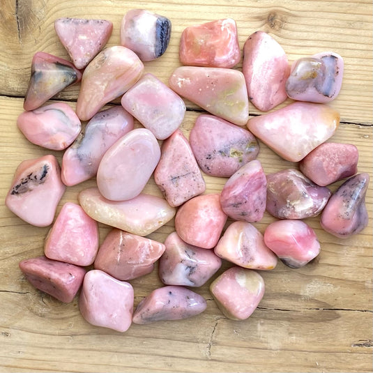 Peruvian Pink Opal to Assist in Sleep with Children - Tumblestones - Keshet Crystals in Petersfield