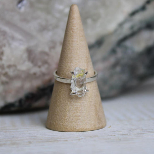 Herkimer Diamond Sterling Silver Ring