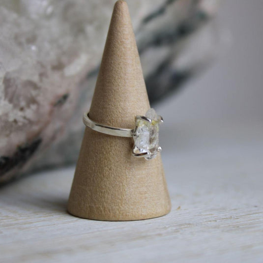 Herkimer Diamond Sterling Silver Ring