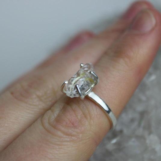 Herkimer Diamond Sterling Silver Ring