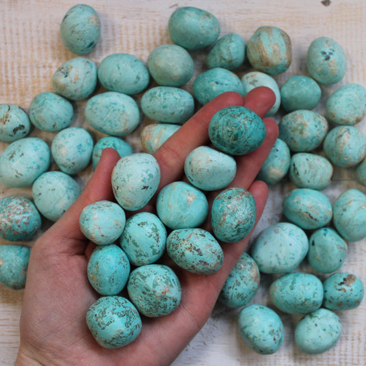 Chrysocolla Turquoise Tumblestone