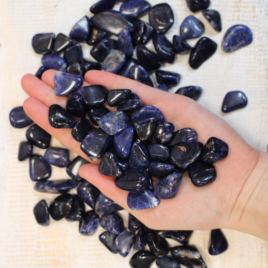 Sodalite Tumblestone for Intuition & Concentration